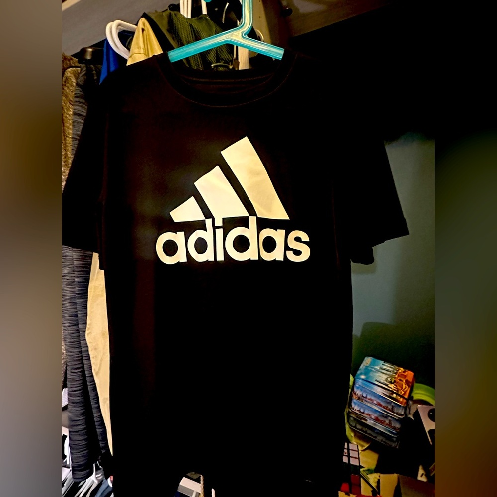 Adidas boys T-shirt, black